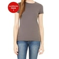 thumbnail image 1 of JustBlanks Women The Favorite T Shirt 7.2 oz. lin. yd. 100 Airlume Combed Ringspun Cotton, 1 of 1