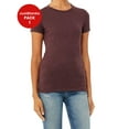 thumbnail image 1 of JustBlanks Women The Favorite T Shirt 7.2 oz. lin. yd. 100 Airlume Combed Ringspun Cotton, 1 of 1