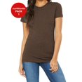 thumbnail image 1 of JustBlanks Women The Favorite T Shirt 7.2 oz. lin. yd. 100 Airlume Combed Ringspun Cotton, 1 of 1