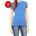 thumbnail image 1 of JustBlanks Women The Favorite T Shirt 7.2 oz. lin. yd. 100 Airlume Combed Ringspun Cotton, 1 of 1