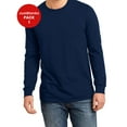 thumbnail image 1 of JustBlanks Young Mens The Concert Tee Long Sleeve Rib knit cuffs 100 Soft Spun Cotton 4.3 oz. Weight, 1 of 1
