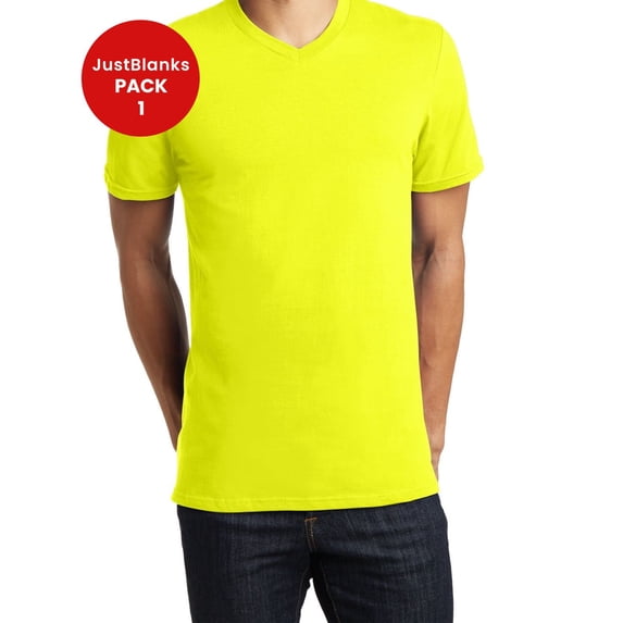 JustBlanks Young Mens The Concert V Neck Tee Keep the beat in harmony in this soft v neck