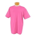 thumbnail image 1 of JustBlanks Youth DRI-POWER ACTIVE T-Shirt Shoulder To Shoulder Taping Double Needle Sleeves And Hem, Azalea, XS, 1 of 1