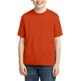 thumbnail image 1 of JustBlanks Youth DRI-POWER ACTIVE T-Shirt Shoulder To Shoulder Taping Double Needle Sleeves And Hem, Burnt Orange, XS, 1 of 1