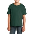 thumbnail image 1 of JustBlanks Youth DRI-POWER ACTIVE T-Shirt Shoulder To Shoulder Taping Double Needle Sleeves And Hem, Forest Green, L, 1 of 1