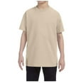 thumbnail image 1 of JustBlanks Youth DRI-POWER ACTIVE T-Shirt Shoulder To Shoulder Taping Double Needle Sleeves And Hem, Sandstone, XL, 1 of 1