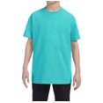 thumbnail image 1 of JustBlanks Youth DRI-POWER ACTIVE T-Shirt Shoulder To Shoulder Taping Double Needle Sleeves And Hem, Scuba Blue, L, 1 of 1
