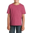 thumbnail image 1 of JustBlanks Youth DRI-POWER ACTIVE T-Shirt Shoulder To Shoulder Taping Double Needle Sleeves And Hem, VINTAGE HTH RED, XS, 1 of 1