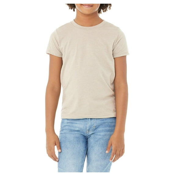 JustBlanks Youth Jersey T Shirt 4.2 oz. 100 Airlume Combed Ringspun Cotton