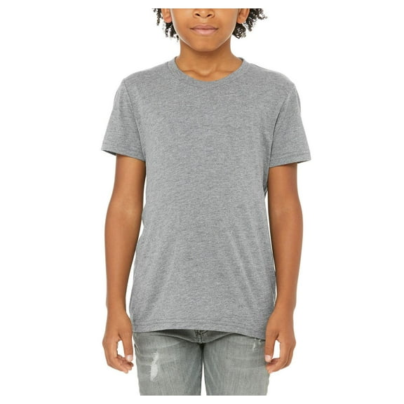 JustBlanks Lightweight Youth Tee Triblend Fabric for Maximum Comfort
