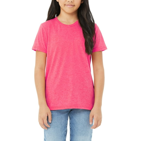 JustBlanks Lightweight Youth Tee Triblend Fabric for Maximum Comfort