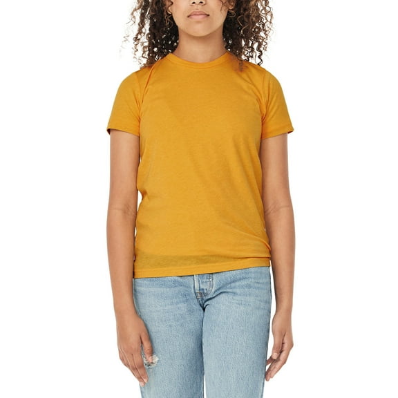 JustBlanks Lightweight Youth Tee Triblend Fabric for Maximum Comfort
