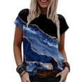 thumbnail image 1 of JustVH Short Sleeve T-Shirt for Women Casual Crewneck Graphic Tops, 1 of 2
