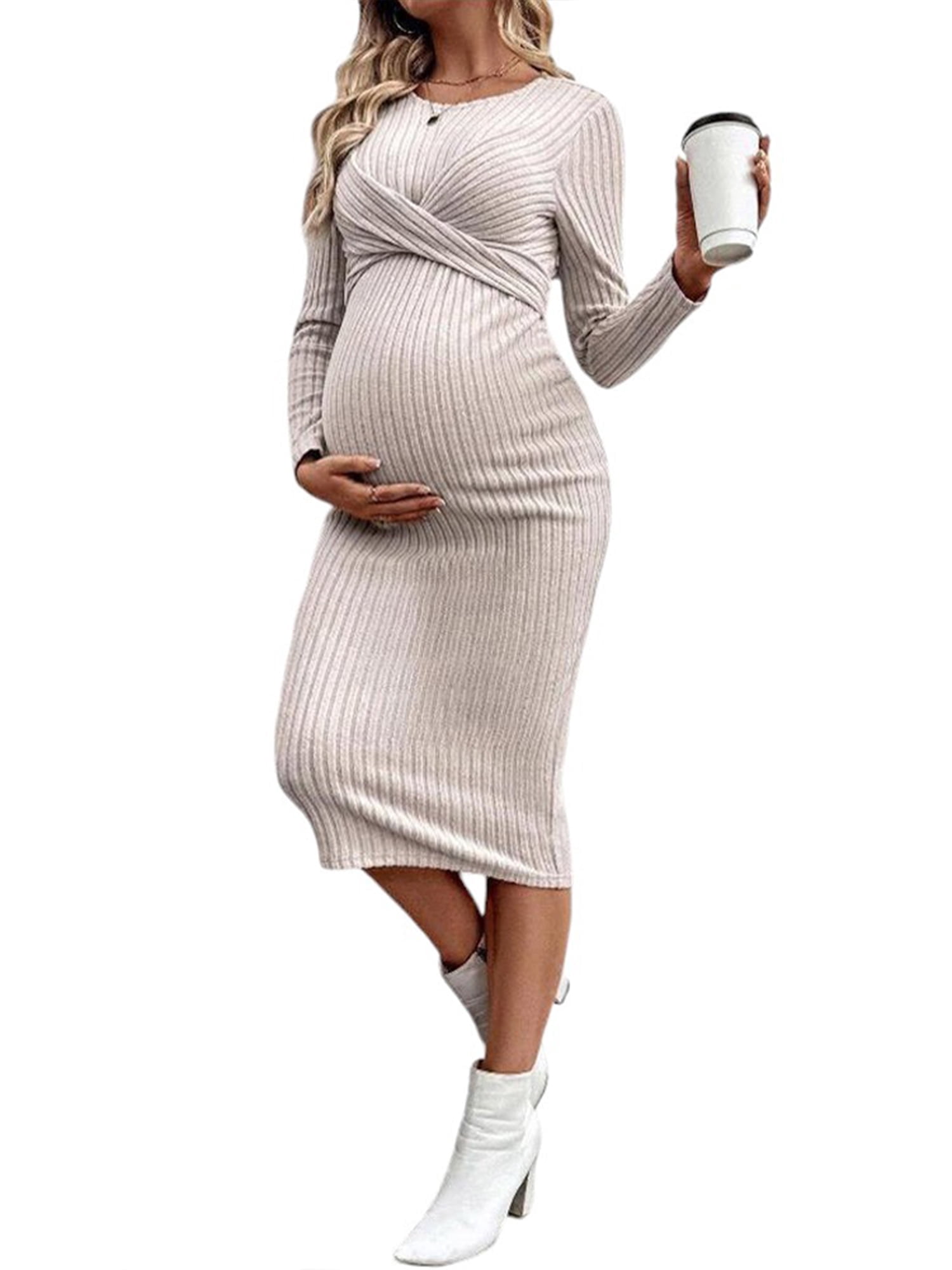 Stretchy Versatile Pregnancy Outfit Purpless Maternity Classic V-Neck Pregnancy Dress - Stretchy A-Line Dress For Pregnancy & Breastfeeding Birth Gown For Women Labor Stretchy Versatile Pregnancy Outfit Purpless Maternity Classic V-Neck Pregnancy Dress - Stretchy A-Line Dress For Pregnancy & Breastfeeding Birth Gown For Women Labor