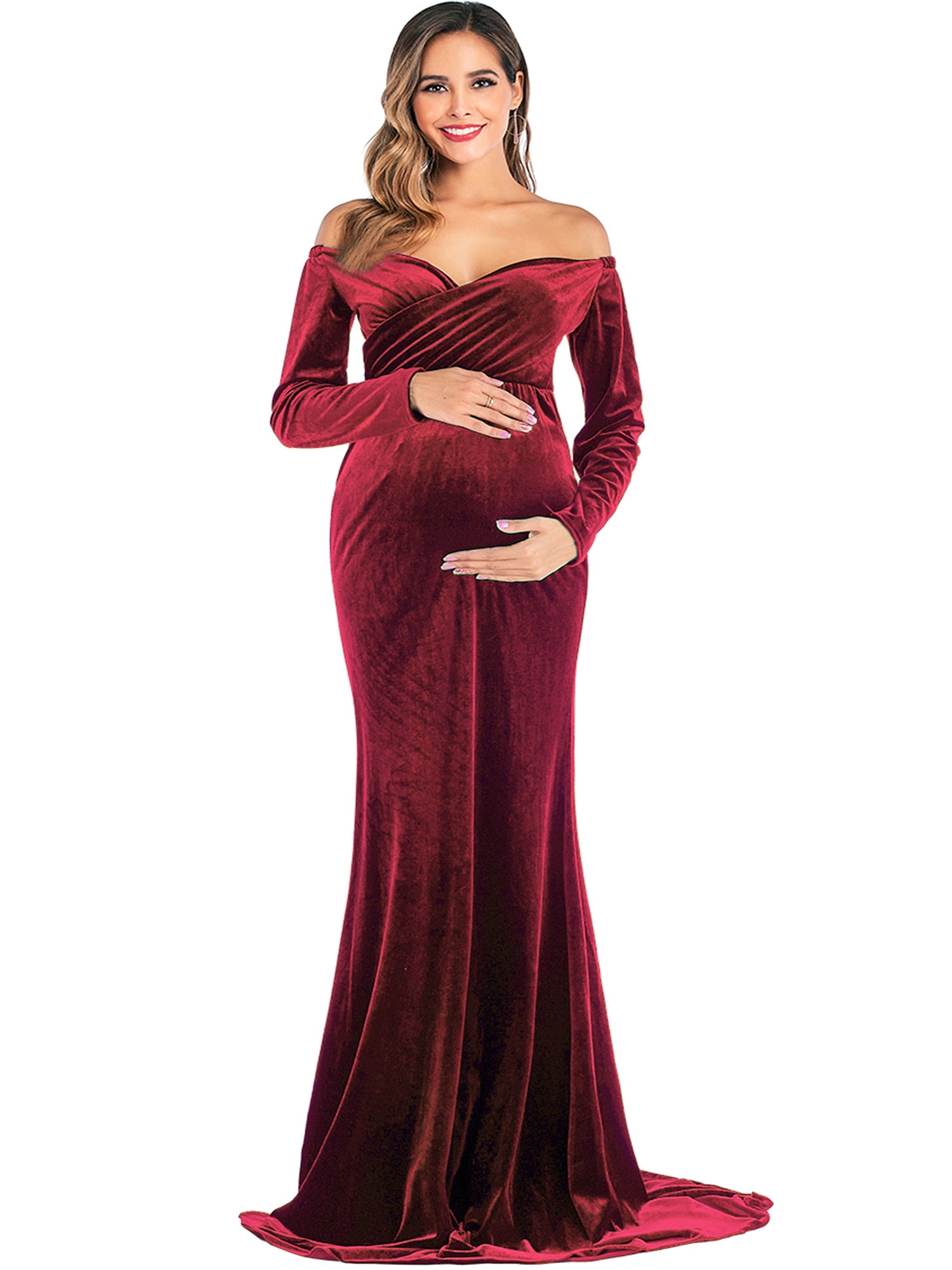 Velvet by Graham and popular Spencer lace maternity dress