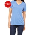 thumbnail image 1 of JustBlanks Ladies Relaxed Jersey V Neck T Shirt, 1 of 1