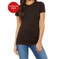 thumbnail image 1 of JustBlanks Women The Favorite T Shirt 7.2 oz. lin. yd. 100 Airlume Combed Ringspun Cotton, 1 of 1