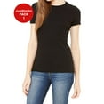 thumbnail image 1 of JustBlanks Women The Favorite T Shirt 7.2 oz. lin. yd. 100 Airlume Combed Ringspun Cotton, 1 of 1