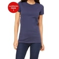 thumbnail image 1 of JustBlanks Women The Favorite T Shirt 7.2 oz. lin. yd. 100 Airlume Combed Ringspun Cotton, 1 of 1