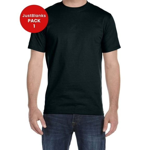 JustBlanks Heavyweight Cotton Soft Durable Pre Shrunk Classic Fit T-Shirt