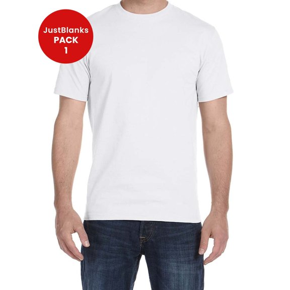 JustBlanks Heavyweight Cotton Soft Durable Pre Shrunk Classic Fit T-Shirt