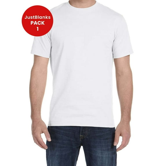 JustBlanks Heavyweight Cotton Soft Durable Pre Shrunk Classic Fit T-Shirt