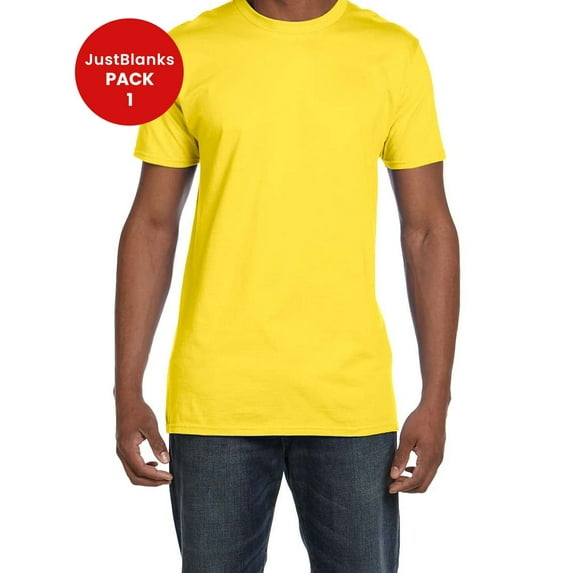 JustBlanks Ringspun Cotton T Shirt for Men Women Ultra-Soft
