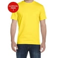 thumbnail image 1 of Justblanks Men's Adult Classic Fit Crewneck Comfortsoft 100% Ultra Cotton Short Sleeve T-Shirt For Men - Yellow - Small, 1 of 3