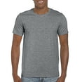 thumbnail image 1 of JustBlanks Softstyle T Shirt Modern Classic Fit Taped Neck Narrow Width Rib Collar, 1 of 1