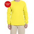 thumbnail image 1 of JustBlanks Adult HD Cotton Long Sleeve T Shirt Soft Durable Printable, 1 of 1