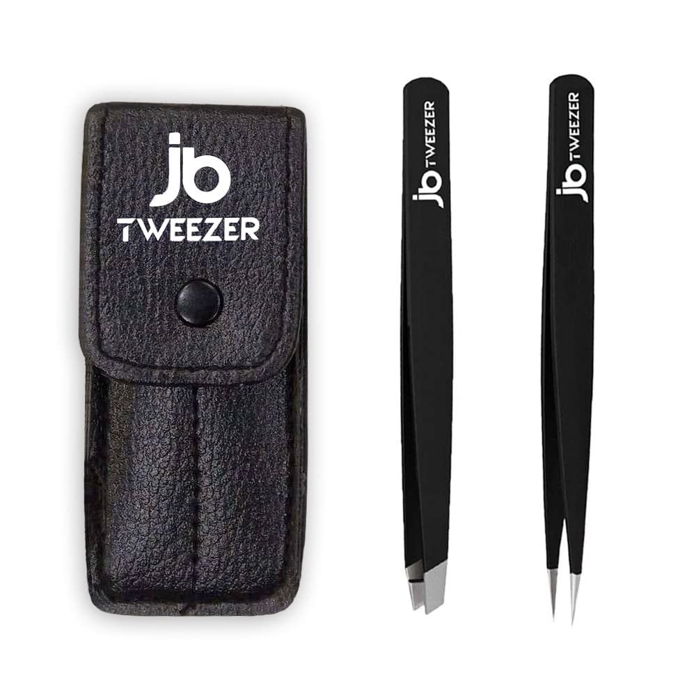 Justblanks Professional Stainless Steel Tweezers, Best Precision