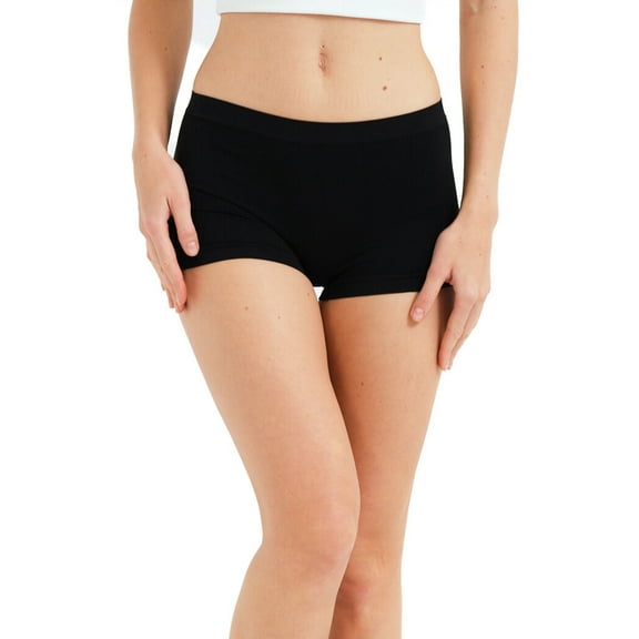 Seamless Seamless Briefs Non-Trace Black Women's Boxer - Aries