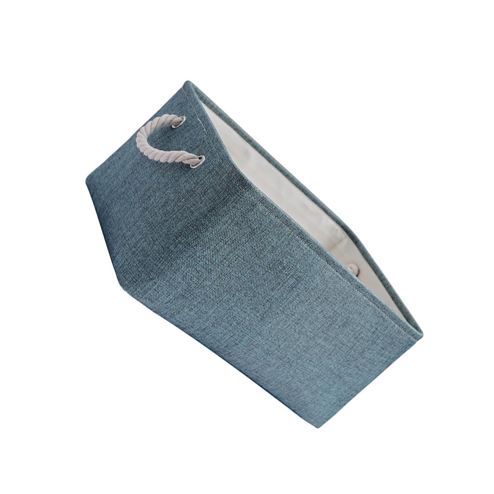 Justhard Foldable Storage Box With Rope Handles Convenient And
