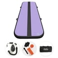 thumbnail image 1 of Justice 10ft Inflatable Air Track Gymnastics Tumbling Mat with Carrying Bag and Electric Air Pump - Purple, 1 of 12