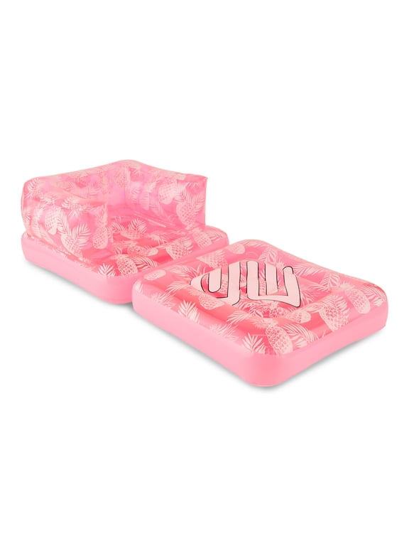 2-in-1 Foldable Pool Lounger - Lounger Float & Poolside Chair