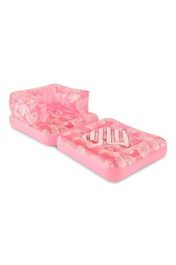 2-in-1 Foldable Pool Lounger - Lounger Float & Poolside Chair