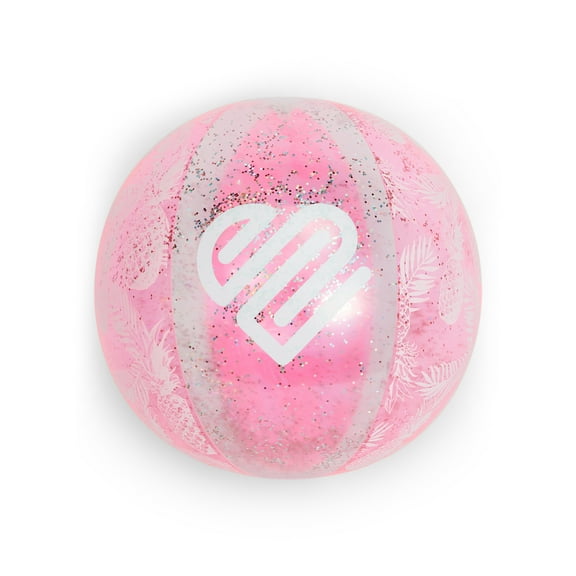 Justice 24" Beach Ball with Glitter Fill