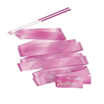 Justice 2PK Dance Ribbons, 6.6FT Length, Color Purple, Ages 6 