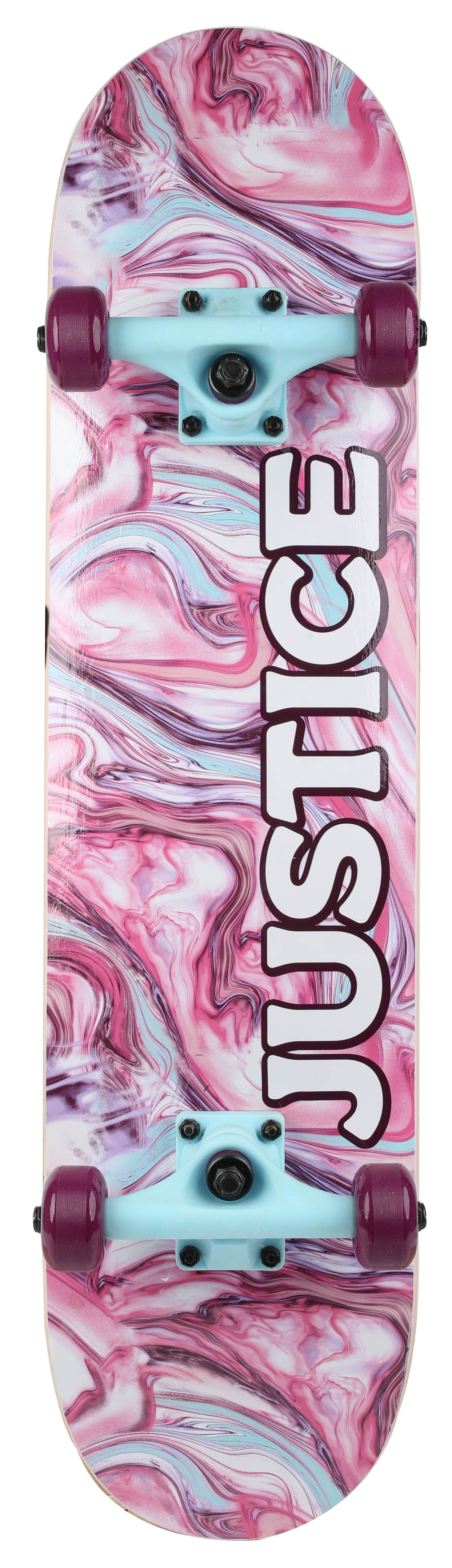 Justice 31" Standard Popsicle Complete Beginner Skateboard for Kids