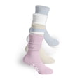 thumbnail image 1 of Justice Slouch Boot Socks for Girls, Warm Cozy Socks for Daily Wear, 4 pk Pink, 1 of 7