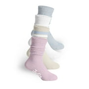 Slouch Boot Socks for Girls, Warm Cozy Socks for Daily Wear, 4 pk Pink