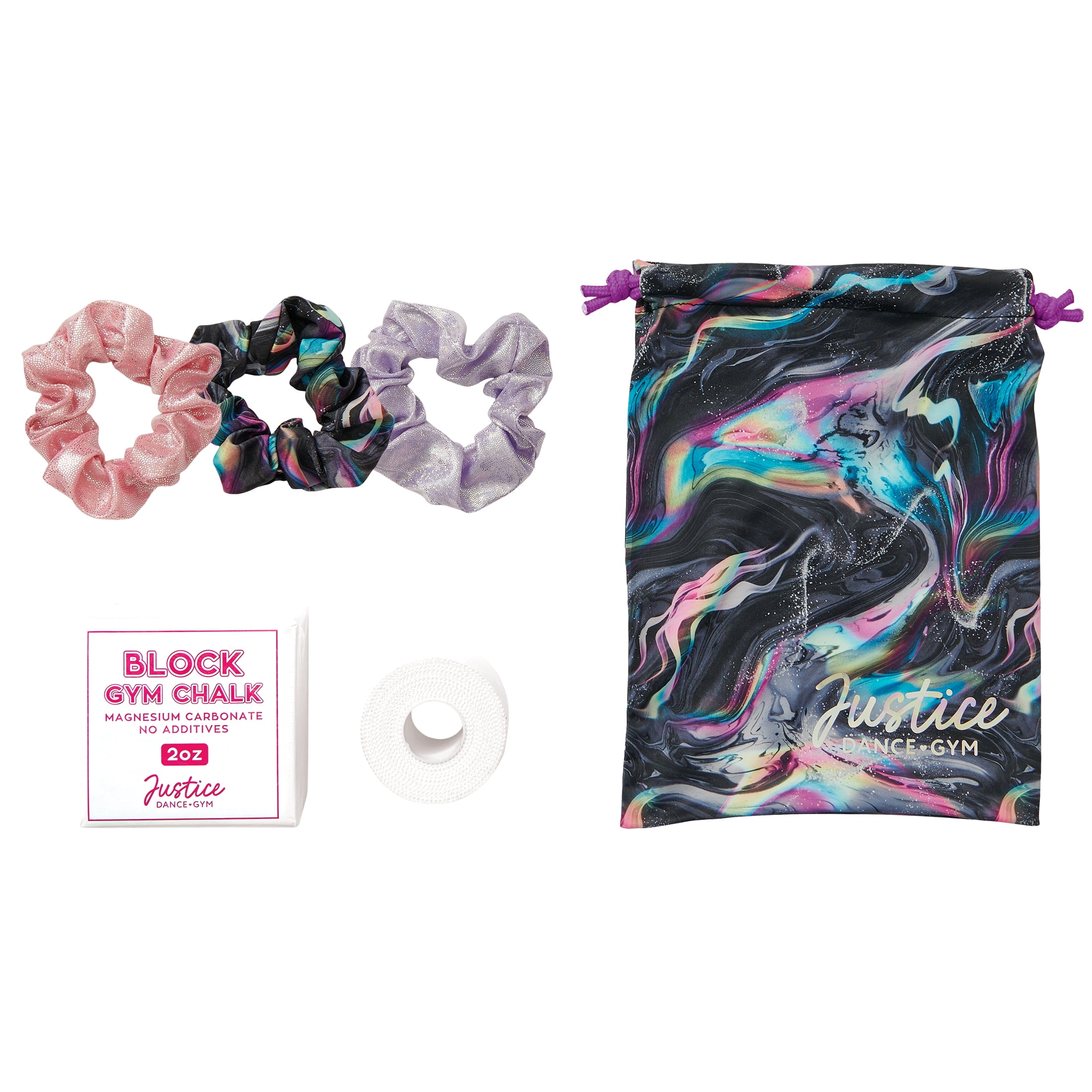 MILK X SODA STRIP SCRUNCHIE PINK MILK X SODA STRIP SCRUNCHIE PINK