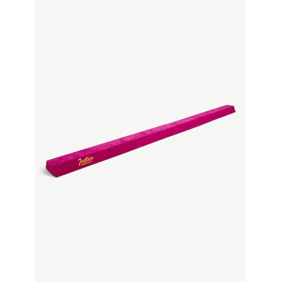 Justice 8FT Folding Gymnastics Balance Beam , Vegan Suede Material, Purple