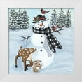 thumbnail image 1 of Justice, Ashley 20x20 White Modern Wood Framed Museum Art Print Titled - Winter Time Friends, 1 of 4