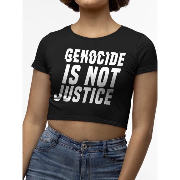Justice Awareness Activism Tee Crop Tee Women's