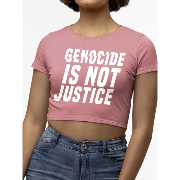 Justice Awareness Activism Tee Crop Tee Women's