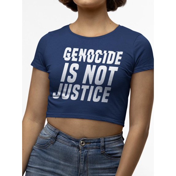 Justice Awareness Activism Tee Crop Tee Women's