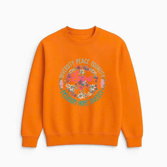 Justice Bold Statement Equality Human Rights Inspired Graphic Casual Outfit Sweatshirt, up to size 5XL