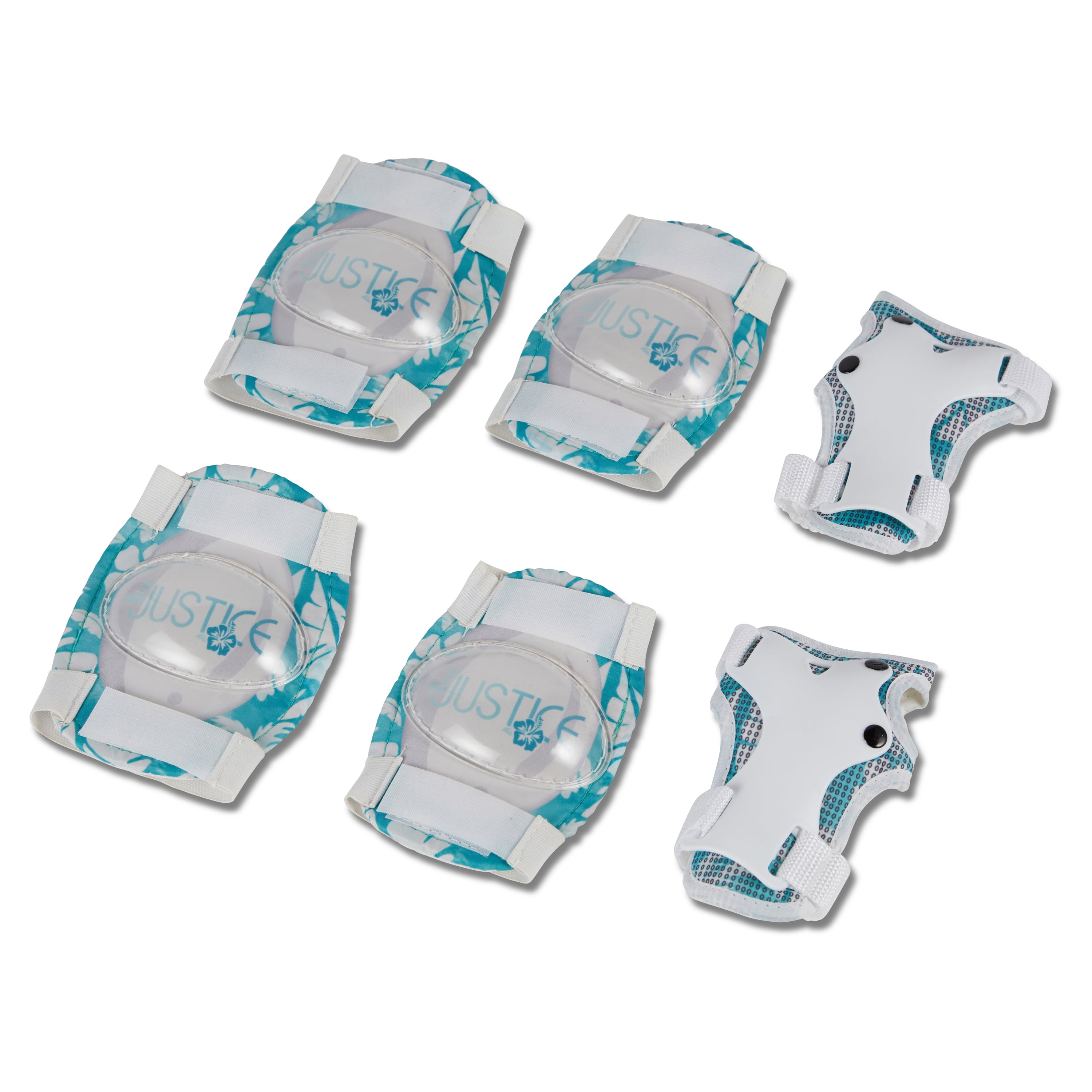 Justice Coastline Classics Blue Protective Gear Set – Elbow, Knee & Wrist Pads
