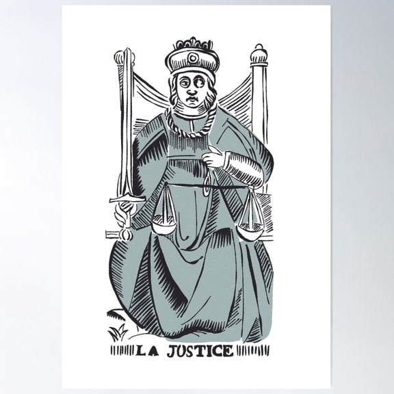 Justice, Conver 1760 Poster Wall Art, Modern Wall Decor For Living Room Bedroom, 8x12 UNFRAMED